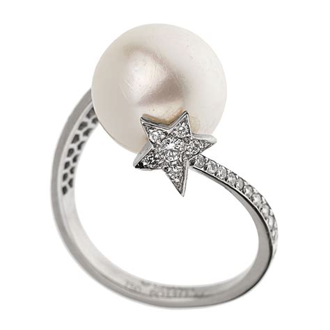 chanel comete ring with pearls|The Comète Rings .